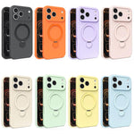 Capa de Telemóvel com Suporte MagSafe de Silicone Líquido, Para iPhone 17 Pro Max, Para iPhone 17 Pro, Para iPhone 17, Para iPhone Air