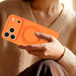 Capa de Telemóvel com Suporte MagSafe de Silicone Líquido, Para iPhone 17 Pro Max, Para iPhone 17 Pro, Para iPhone 17, Para iPhone Air