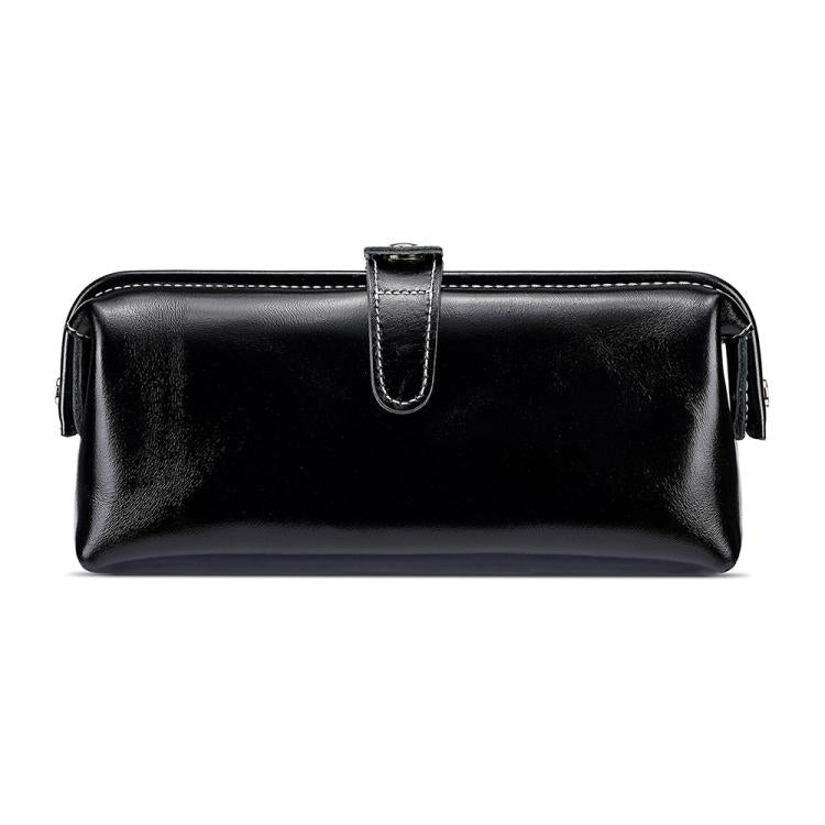Bolsa de Armazenamento para Ferramentas de Cosmética e Artigos de Higiene em Couro Encerado a Óleo