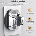 Portable 3-Setting Adjustable Pressurized Round Large Panel Shower Head Shower Nozzle