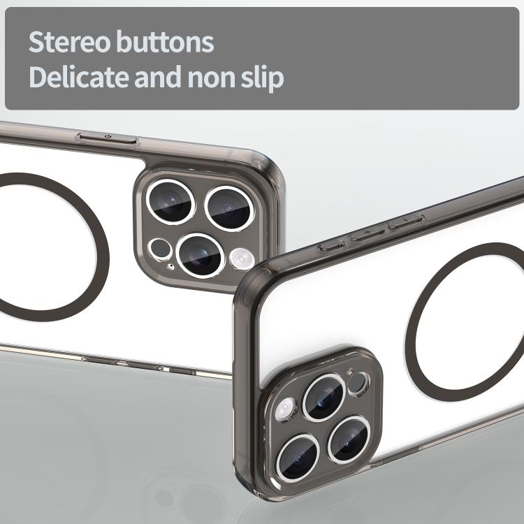 Capa para telemóvel PC híbrida TPU com airbag, resistente a choques, MagSafe, para iPhone 15