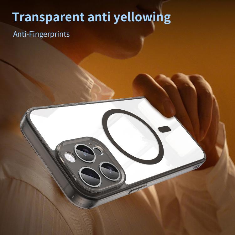 Capa para telemóvel PC híbrida TPU com airbag, resistente a choques, MagSafe, para iPhone 15
