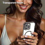 Capa para telemóvel PC híbrida TPU com airbag, resistente a choques, MagSafe, para iPhone 15