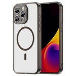 Capa para telemóvel PC híbrida TPU com airbag, resistente a choques, MagSafe, para iPhone 15