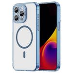 Capa para telemóvel PC híbrida TPU com airbag, resistente a choques, MagSafe, para iPhone 15