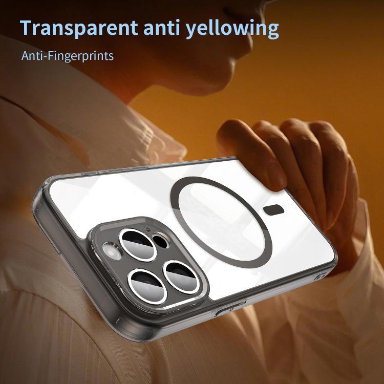 Capa para telemóvel PC híbrida TPU com airbag, resistente a choques, MagSafe, para iPhone 15