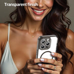 Capa para telemóvel PC híbrida TPU com airbag, resistente a choques, MagSafe, para iPhone 15