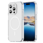 Capa para telemóvel PC híbrida TPU com airbag, resistente a choques, MagSafe, para iPhone 15