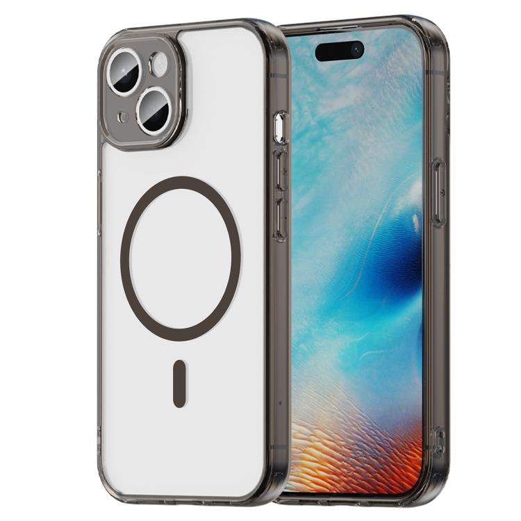 Capa para telemóvel PC híbrida TPU com airbag, resistente a choques, MagSafe, para iPhone 15