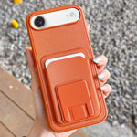 Capa para Telemóvel com Suporte para Cartão Dobrável Quadrado, Para iPhone 17 Pro Max, Para iPhone 17 Pro, Para iPhone 17, Para iPhone Air, Para iPhone 16 Pro Max, Para iPhone 16 Pro