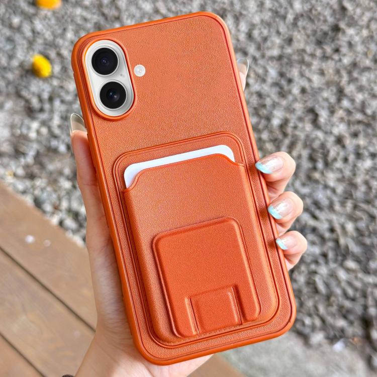 Square Folding Card Bag Holder Phone Case, For iPhone 16 Plus, For iPhone 16, For iPhone 15 Pro Max, For iPhone 15 Pro, For iPhone 15 Plus, For iPhone 15