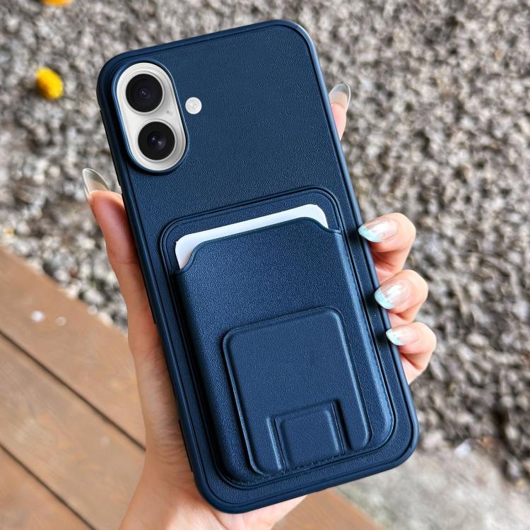 Square Folding Card Bag Holder Phone Case, For iPhone 16 Plus, For iPhone 16, For iPhone 15 Pro Max, For iPhone 15 Pro, For iPhone 15 Plus, For iPhone 15
