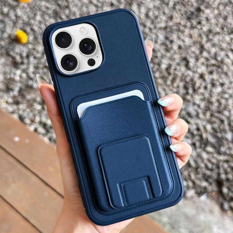 Square Folding Card Bag Holder Phone Case, For iPhone 16 Plus, For iPhone 16, For iPhone 15 Pro Max, For iPhone 15 Pro, For iPhone 15 Plus, For iPhone 15