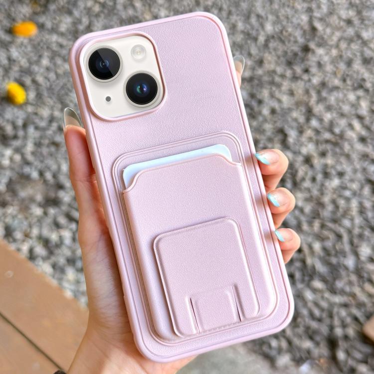 Square Folding Card Bag Holder Phone Case, For iPhone 16 Plus, For iPhone 16, For iPhone 15 Pro Max, For iPhone 15 Pro, For iPhone 15 Plus, For iPhone 15