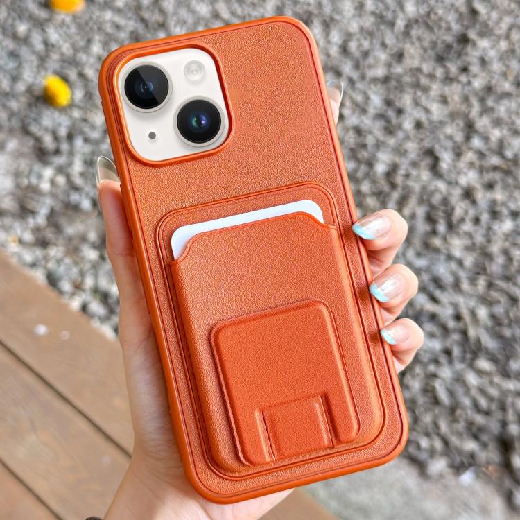 Square Folding Card Bag Holder Phone Case, For iPhone 16 Plus, For iPhone 16, For iPhone 15 Pro Max, For iPhone 15 Pro, For iPhone 15 Plus, For iPhone 15