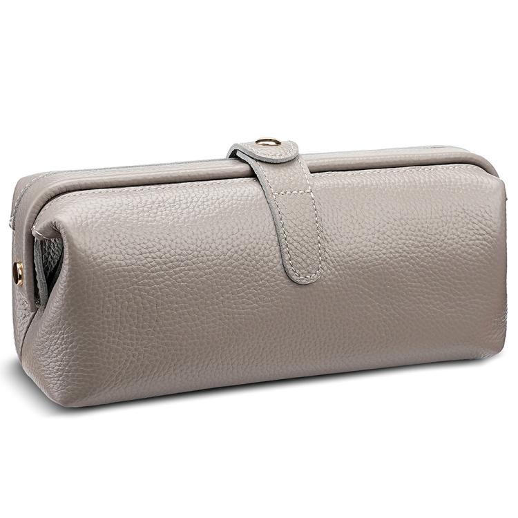 Convenient Washing Genuine Leather Makeup Tool Storage Bag