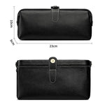 Convenient Washing Genuine Leather Makeup Tool Storage Bag
