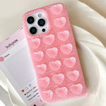 Capa para Telemóvel com Glitter Translúcido e Ventosa em Forma de Coração, Para iPhone 14, Para iPhone 14 Pro Max, Para iPhone 13