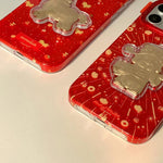 Capa para Telemóvel PC + TPU com Motivos Tradicionais Auspiciosos do Ano Novo Chinês, Para iPhone 17 Pro Max, Para iPhone 17 Pro