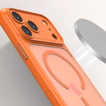 Capa para Telemóvel Magnética PC Transparente Antichoque com Orifício de Precisão, Para iPhone 17 Pro Max, Para iPhone 17 Pro