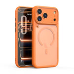Capa para Telemóvel Magnética PC Transparente Antichoque com Orifício de Precisão, Para iPhone 17 Pro Max, Para iPhone 17 Pro