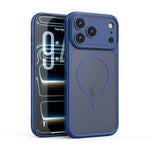 Capa para Telemóvel Magnética PC Transparente Antichoque com Orifício de Precisão, Para iPhone 17 Pro Max, Para iPhone 17 Pro