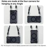 Capa para Telemóvel Magnética XDcase com Suporte Pivot e Orifício nos Quatro Cantos, Cordão Não Incluído, Para iPhone 17 Pro Max, Para iPhone 17 Pro