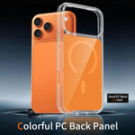 Capa para Telemóvel Magnética Colorida Híbrida PC Dura e TPU Suave, Para iPhone 17 Pro Max, Para iPhone 17 Pro, Para iPhone 17