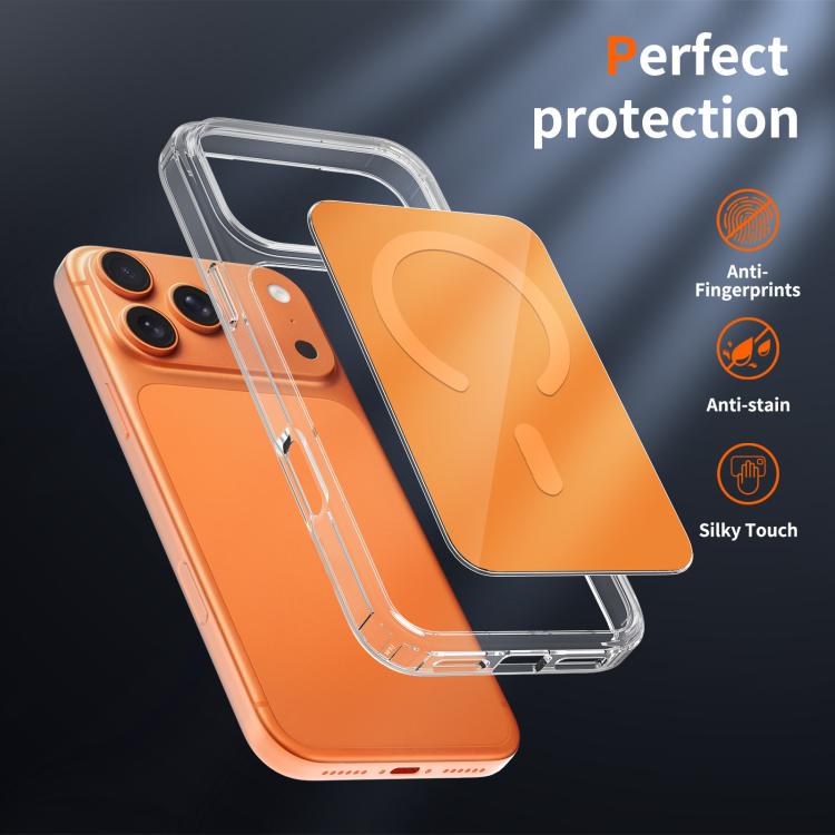 Capa para Telemóvel Magnética Colorida Híbrida PC Dura e TPU Suave, Para iPhone 17 Pro Max, Para iPhone 17 Pro, Para iPhone 17
