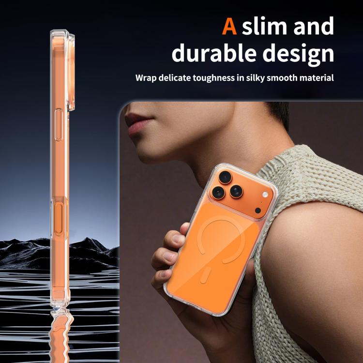 Capa para Telemóvel Magnética Colorida Híbrida PC Dura e TPU Suave, Para iPhone 17 Pro Max, Para iPhone 17 Pro, Para iPhone 17