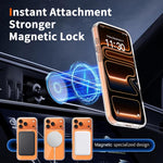 Capa para Telemóvel Magnética Colorida Híbrida PC Dura e TPU Suave, Para iPhone 17 Pro Max, Para iPhone 17 Pro, Para iPhone 17