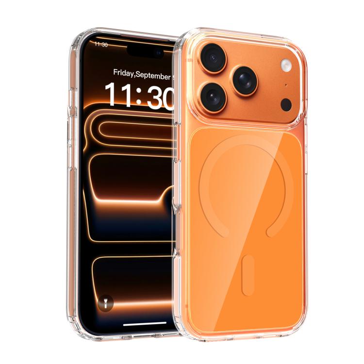 Capa para Telemóvel Magnética Colorida Híbrida PC Dura e TPU Suave, Para iPhone 17 Pro Max, Para iPhone 17 Pro, Para iPhone 17