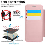 Capa para Telemóvel em Pele Vegana com Revestimento Magnético e Suporte Rotativo Ultra-fino, Para iPhone 17e / 16e, Para iPhone 17 Pro Max, Para iPhone 17 Pro, Para iPhone 17, Para iPhone Air, Para iPhone 16 Pro Max