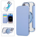 Capa para Telemóvel em Pele Vegana com Revestimento Magnético e Suporte Rotativo Ultra-fino, Para iPhone 17e / 16e, Para iPhone 17 Pro Max, Para iPhone 17 Pro, Para iPhone 17, Para iPhone Air, Para iPhone 16 Pro Max