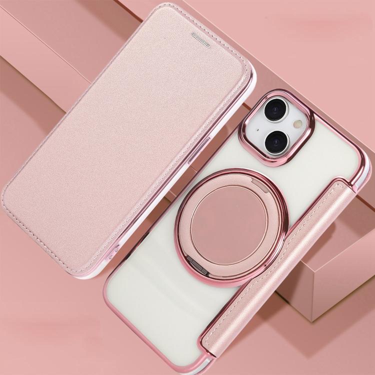 Capa de telefone em pele vegana ultrafina com suporte rotativo e revestimento magnético, para iPhone 15, para iPhone 14 / 13, para iPhone 14 Pro, para iPhone 14 Pro Max, para iPhone 13 Pro Max, para iPhone 13 Pro