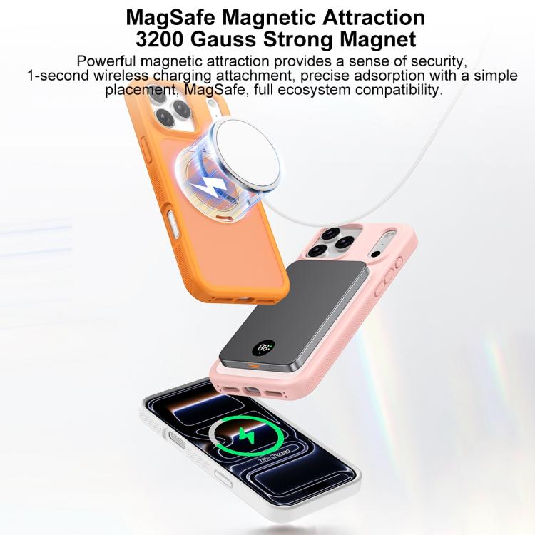Capa para Telemóvel com Armadura Magnética, Suporte Rotativo Antimanchas e Amiga da Pele, Para iPhone 17 Pro Max, Para iPhone 17 Pro
