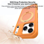 Capa para Telemóvel com Armadura Magnética, Suporte Rotativo Antimanchas e Amiga da Pele, Para iPhone 17 Pro Max, Para iPhone 17 Pro