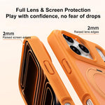 Capa para Telemóvel com Armadura Magnética, Suporte Rotativo Antimanchas e Amiga da Pele, Para iPhone 17 Pro Max, Para iPhone 17 Pro