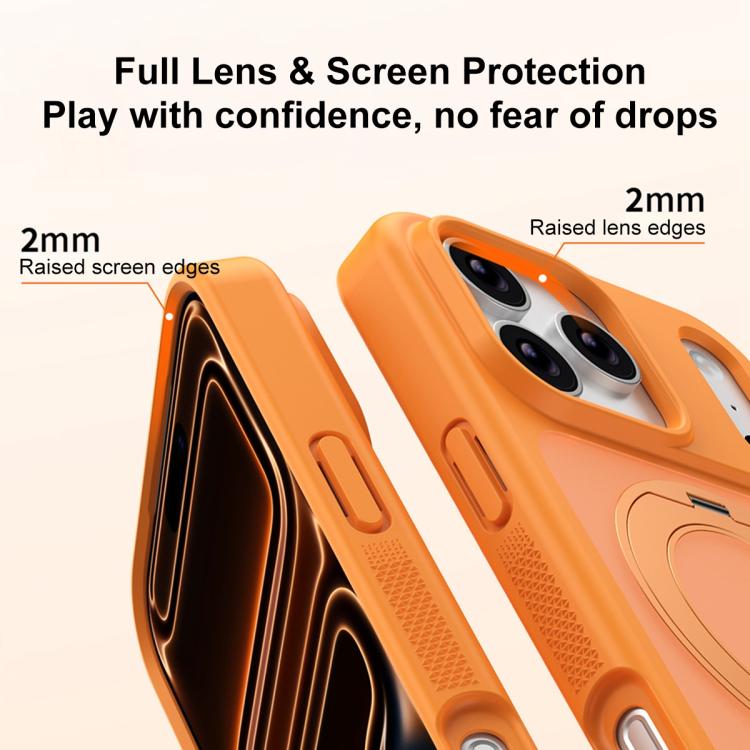 Capa para Telemóvel com Armadura Magnética, Suporte Rotativo Antimanchas e Amiga da Pele, Para iPhone 17 Pro Max, Para iPhone 17 Pro