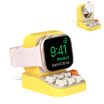 XDcase Para Apple Watch Suporte de Carregamento para Relógio Inteligente com Design de Máquina de Escrever
