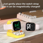 XDcase Para Apple Watch Suporte de Carregamento para Relógio Inteligente com Design de Máquina de Escrever