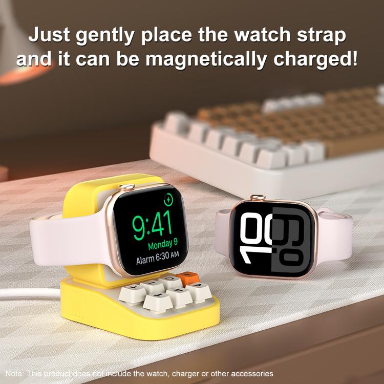 XDcase Para Apple Watch Suporte de Carregamento para Relógio Inteligente com Design de Máquina de Escrever