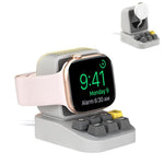 XDcase Para Apple Watch Suporte de Carregamento para Relógio Inteligente com Design de Máquina de Escrever