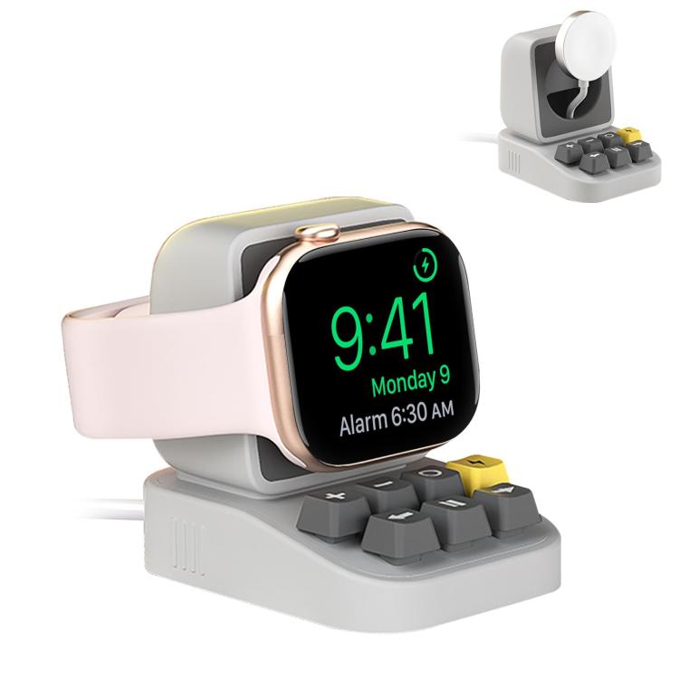 XDcase Para Apple Watch Suporte de Carregamento para Relógio Inteligente com Design de Máquina de Escrever