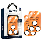 XDcase 2pcs Protetor Integrado Translúcido Fosco de Acrílico para Lente da Câmara, Para iPhone 17 Pro Max, Para iPhone 17 Pro