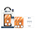 XDcase 2pcs Protetor Integrado Translúcido Fosco de Acrílico para Lente da Câmara, Para iPhone 17 Pro Max, Para iPhone 17 Pro