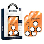 XDcase 2pcs Protetor Integrado Translúcido Fosco de Acrílico para Lente da Câmara, Para iPhone 17 Pro Max, Para iPhone 17 Pro