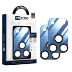XDcase 2pcs Protetor Integrado Translúcido Fosco de Acrílico para Lente da Câmara, Para iPhone 17 Pro Max, Para iPhone 17 Pro