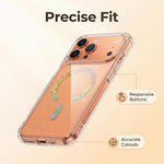 Capa para Telemóvel TPU Magnética com Brilhos, Para iPhone 17 Pro Max, Para iPhone 17 Pro