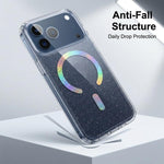 Capa para Telemóvel TPU Magnética com Brilhos, Para iPhone 17 Pro Max, Para iPhone 17 Pro